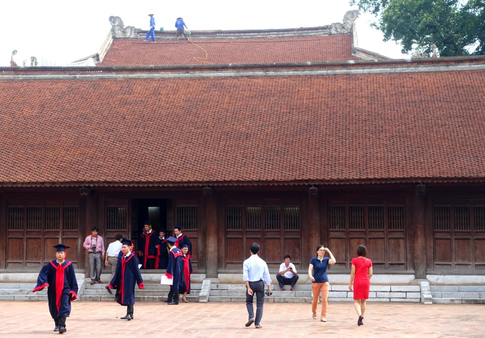 Imperial Academy building - Temple of Literature, Hanoi - DSC04653