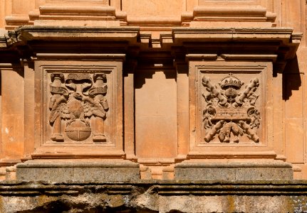 Imperial heraldic ornaments palacio Carlos V Alhambra Granada Spain photo