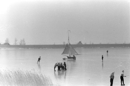IJszeilen op de Gouwzee bij Monnickendam, Bestanddeelnr 912-0270