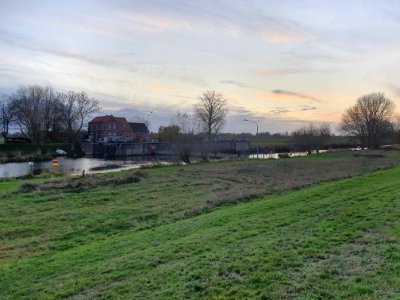 Ilmenau Nadelwehr & Schleuse Fahrenholz Elbmarsch Gemeinde Drage Landkreis Harburg 1