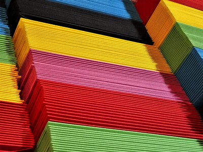 Colorful envelopes envelope
