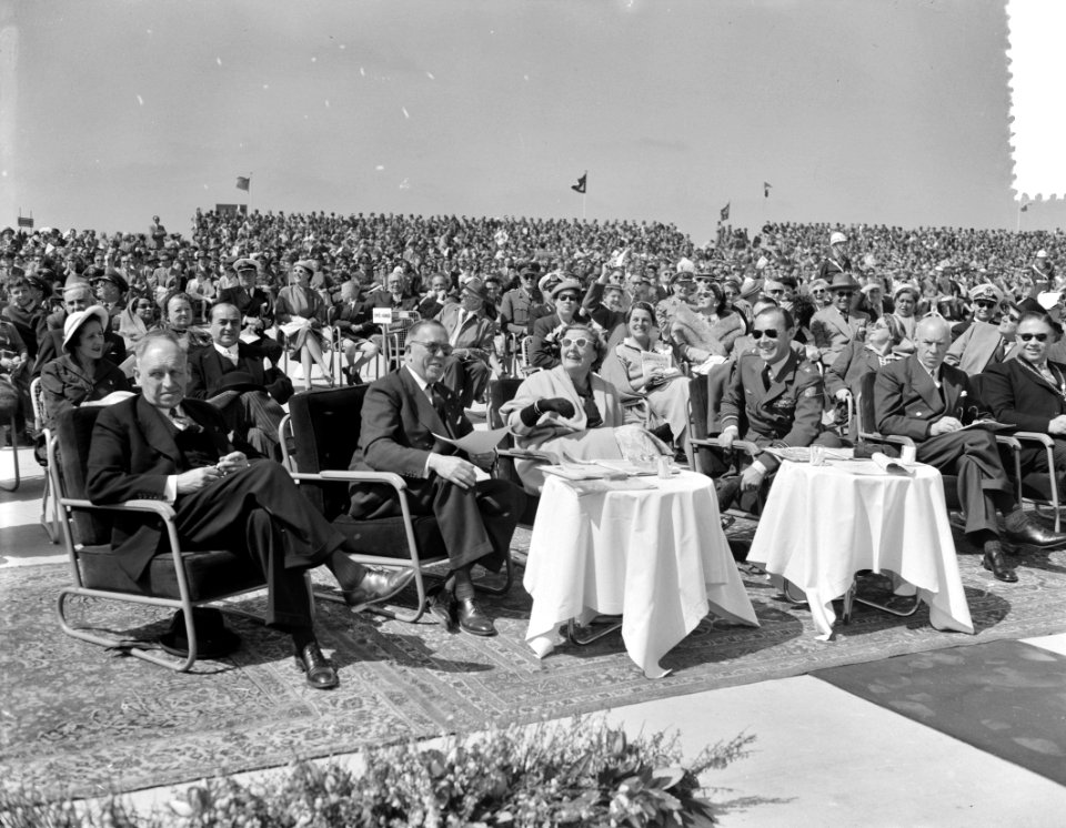 ILSY, de Internationale LuchtvaartShow Ypenburg, in aanwezigheid van koningin Ju, Bestanddeelnr 907-1595