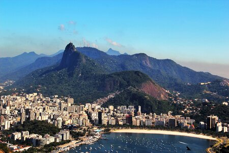 Corcovado view from sugarloaf outlook photo