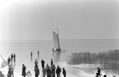 IJszeilen op de Gouwzee bij Monnickendam, Bestanddeelnr 912-0268