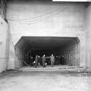 IJ-tunnel in aanbouw, bouw IJ-tunnel, Bestanddeelnr 918-2735