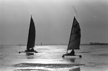 IJszeilen op het Brasemmermeer, Bestanddeelnr 914-8054 photo