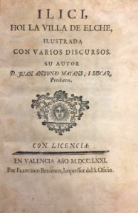 ILICI Juan Antonio Mayans (1771)