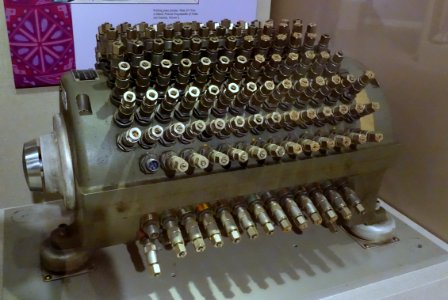 Illiac I Computer Memory Drum, St. Paul, Minnesota, United States, mid 1950s, metal - Spurlock Museum, UIUC - DSC06138