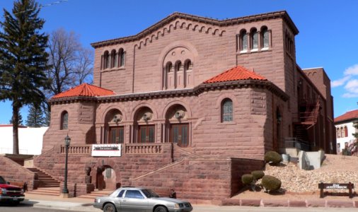 Ilfeld Auditorium (Las Vegas, NM) from S 1