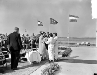 ILSY, de Internationale LuchtvaartShow Ypenburg, in aanwezigheid van koningin Ju, Bestanddeelnr 907-1597