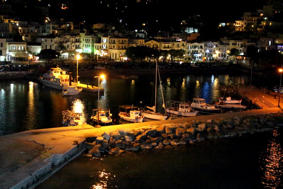 Ikaria Island at the night