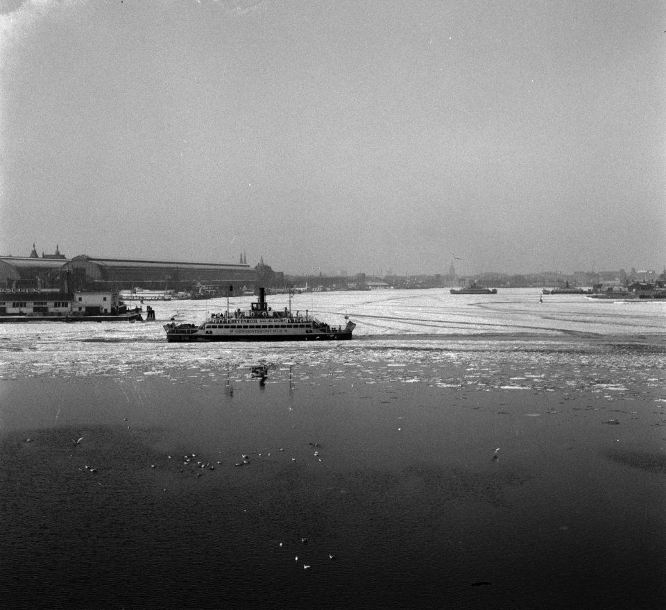 IJ-pont vaart door het ijs, Bestanddeelnr 907-5948