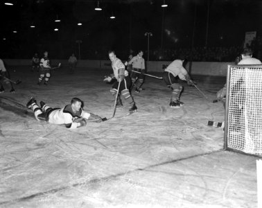 IJshockeywedstrijd Haagse Canadezen tegen Glascow Flye in Amsterdam, Bestanddeelnr 913-3691