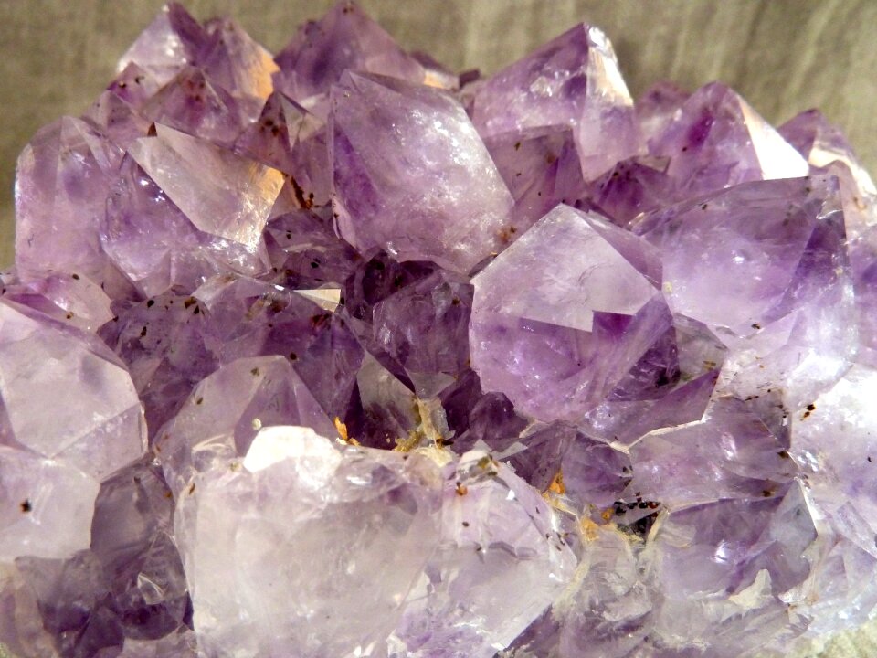 Druze gem top chunks of precious stones