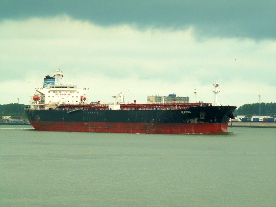 Ikaros - IMO 9283617 approaching Port of Rotterdam, Holland 20-Jun-2006
