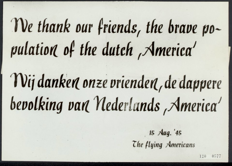 In het Peeldorpje America werden gedurende de oorlog 280 neergeschoten piloten d, Bestanddeelnr 120-0577
