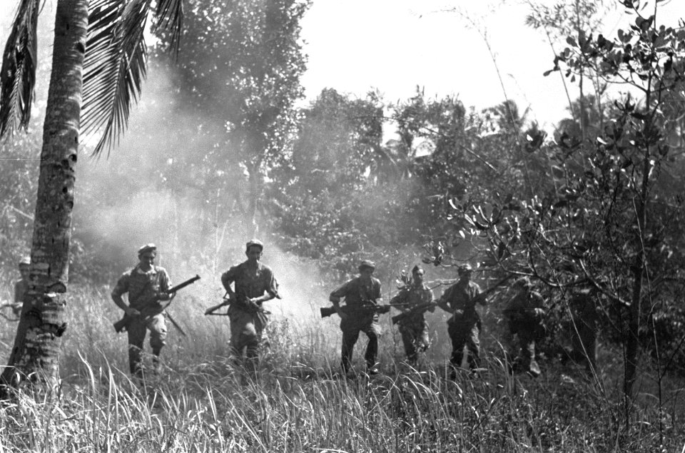 In linie rukken infanteristen op, Bestanddeelnr 4708