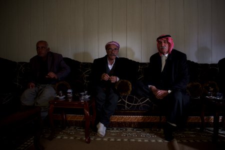 In the home of Baba Gavan in the Yezidi village of Babera near Mosul Dam and Duhok 01