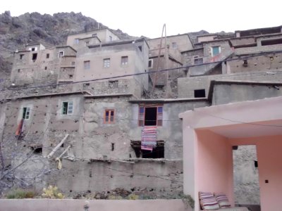 Imlil Morroco real houses in movie 7 years in Tibeth photo