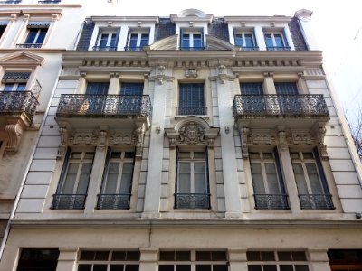 Immeuble, 75 rue Ney (Lyon) - Façade