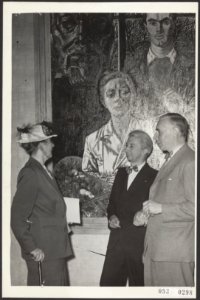 In het Stedelijk Museum te Amsterdam is de Charley Toorop tentoonstelling geopen, Bestanddeelnr 093-0298