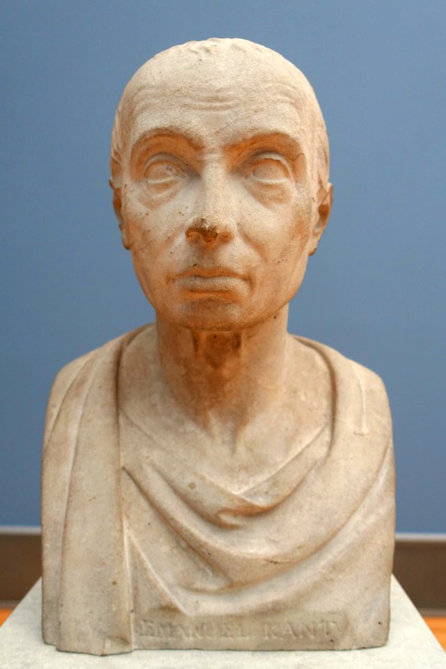 Immanuel Kant by Emanuel Bardou, view 1, Berlin, 1798, marble - Bode-Museum - DSC02882