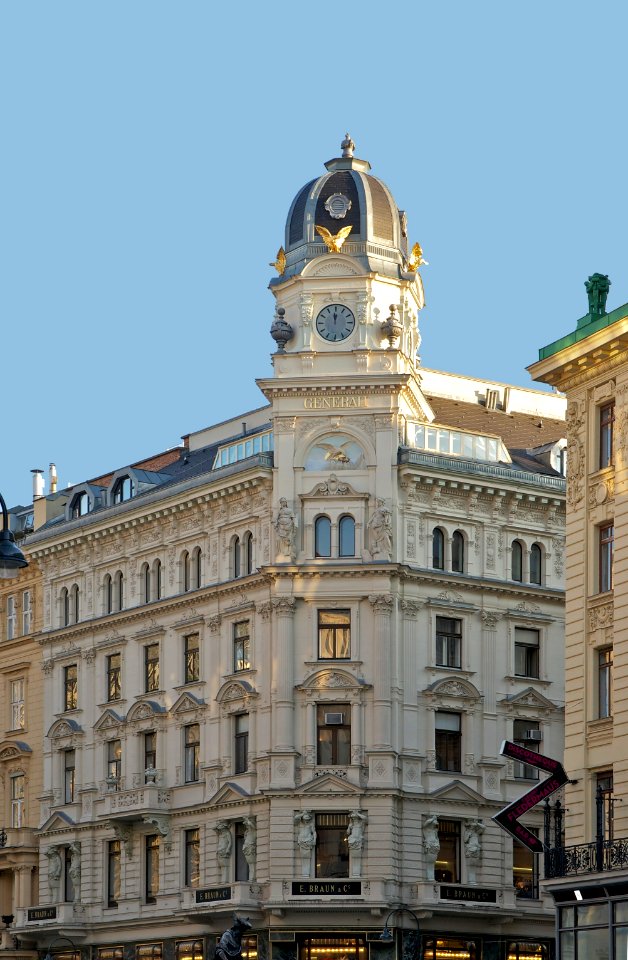 Immeuble building Graben Vienne
