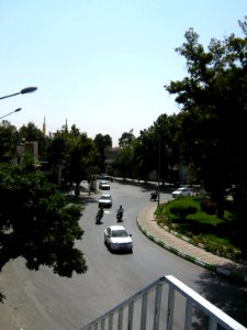 Imam Khomeini st view from skyway - Nishapur 7