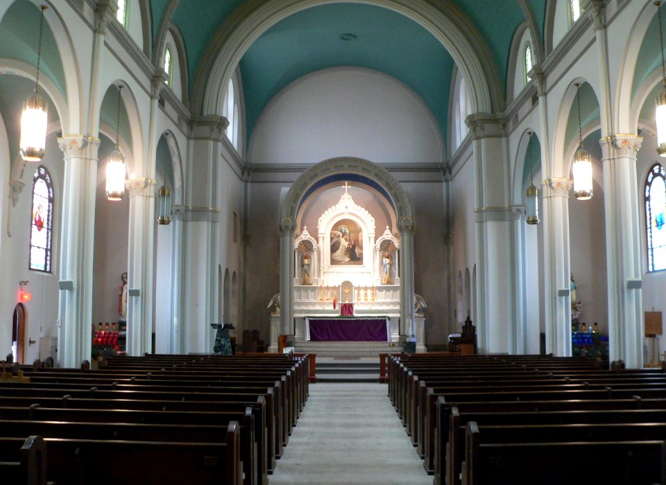 Immaculate Conception Church Omaha interior 1