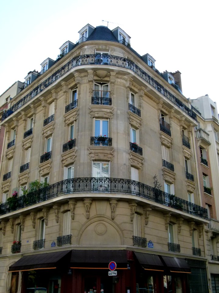 Immeuble rue des Plantes XIVème Paris - vu d'angle