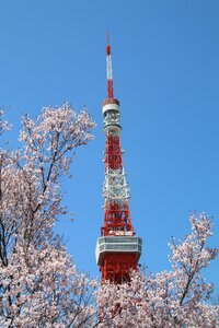 Tokyo tower high sky photo