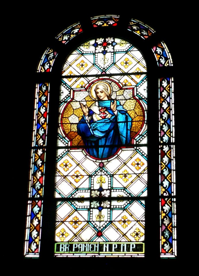Immaculate Conception Church Omaha N wall window 1a