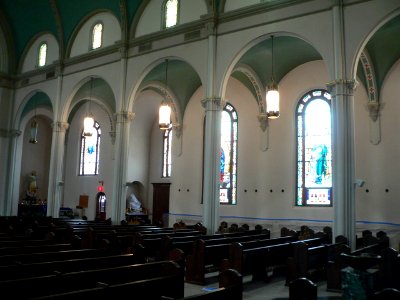 Immaculate Conception Church Omaha interior N wall 1