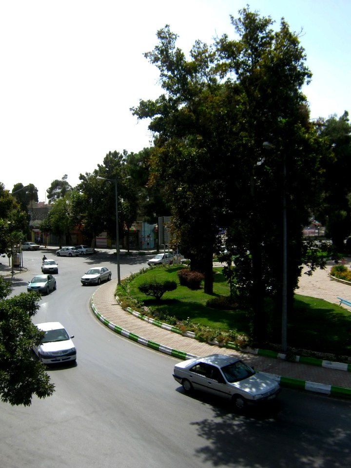 Imam Khomeini st view from skyway - Nishapur 6