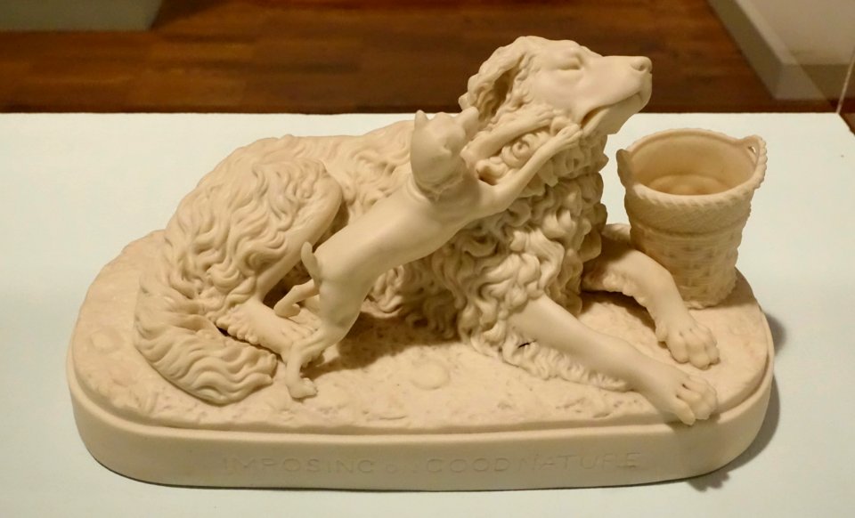 Imposing on Good Nature, designed by Daniel Chester French, Spode, England, 1872, porcelain - Krannert Art Museum, UIUC - DSC06660