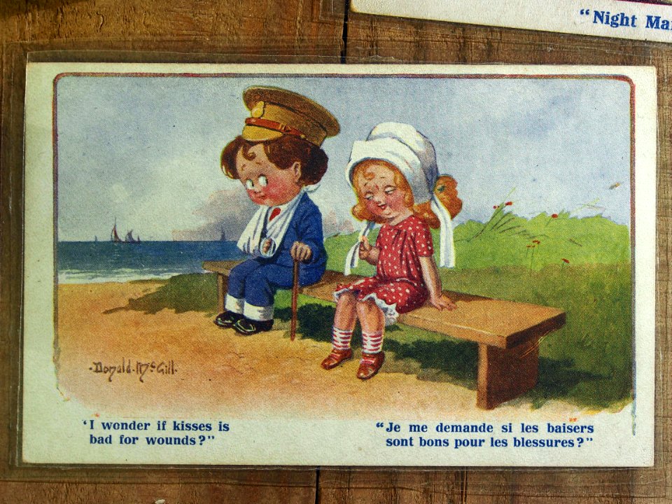 I wonder if kisses is bad for wounds, Musée Somme 1916, pic-071