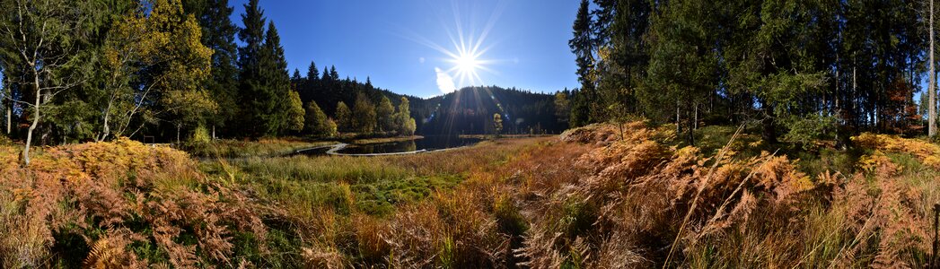 Landscape panorama waldsee photo