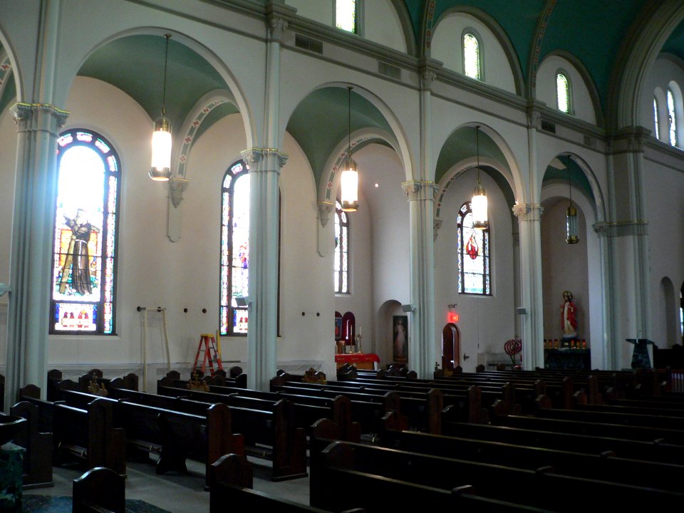 Immaculate Conception Church Omaha interior S wall 1