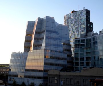 IAC Bldg from Hi Line jeh photo