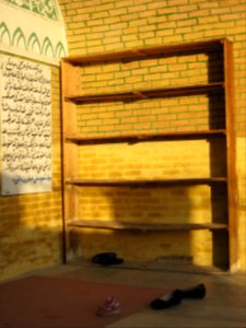 Imamzadeh Yahya Mosque - empty shoe case - south Manuchehri st - Nishapur 2
