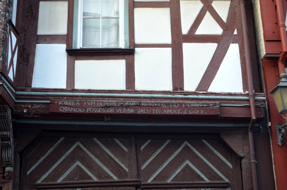 Idstein, Obergasse 18, Detail 2