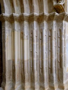 Idiazabal - Iglesia del Señor San Miguel, portada tardorrománica 05