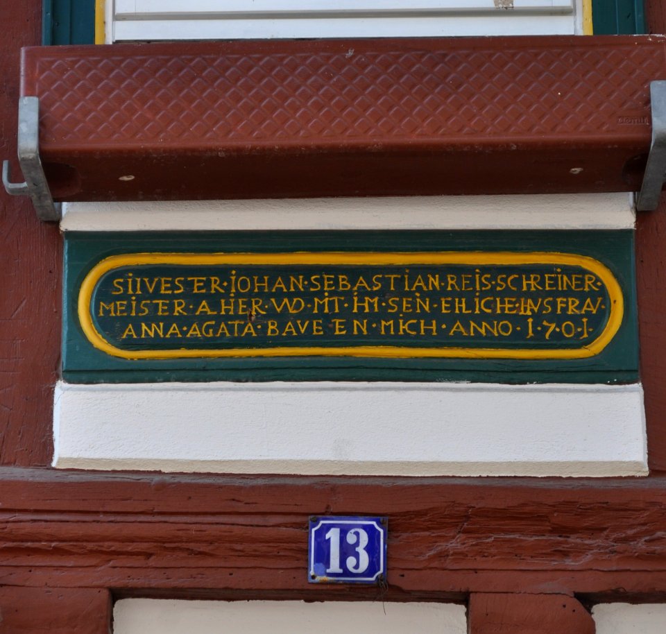 Idstein, Kreuzgasse 13, Detail