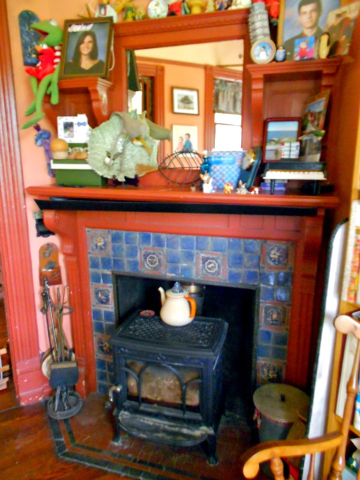 Idlewild Media PA fireplace w tiles