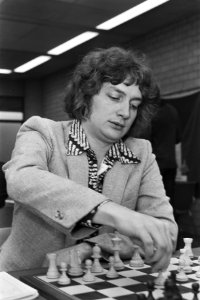 IBM-schaaktoernooi in Amsterdam, Jan Timman (nl) in aktie, Bestanddeelnr 931-4894