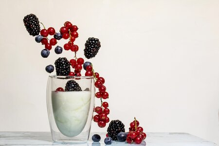 Currants fruits of the forest berries
