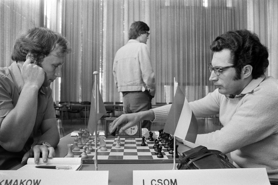 IBM-schaaktoernooi 12e ronde, Tukmakov tegen Csom (r), Bestanddeelnr 927-3581