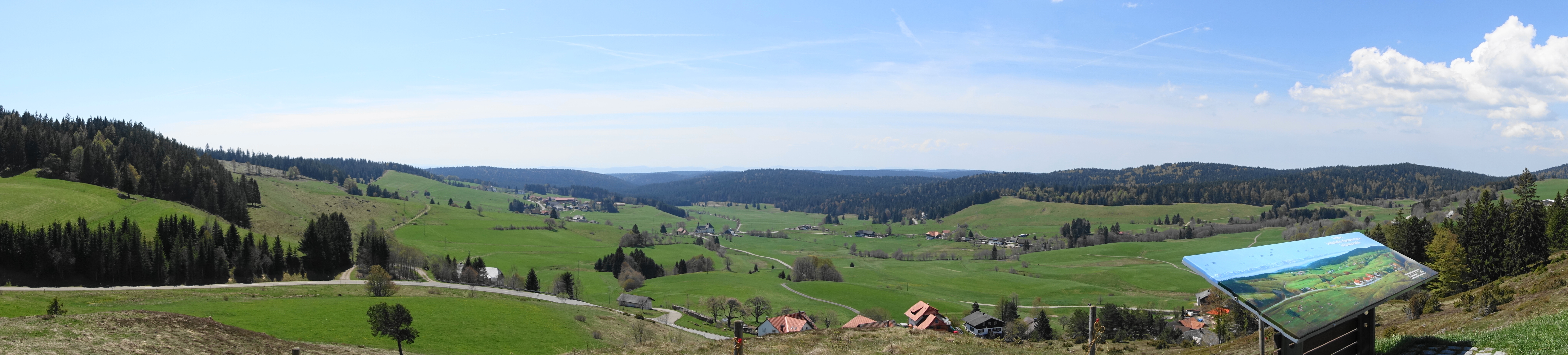Ibach (Schwarzwald) Alpenpanorama Aussichtspunkt 180° Panorama