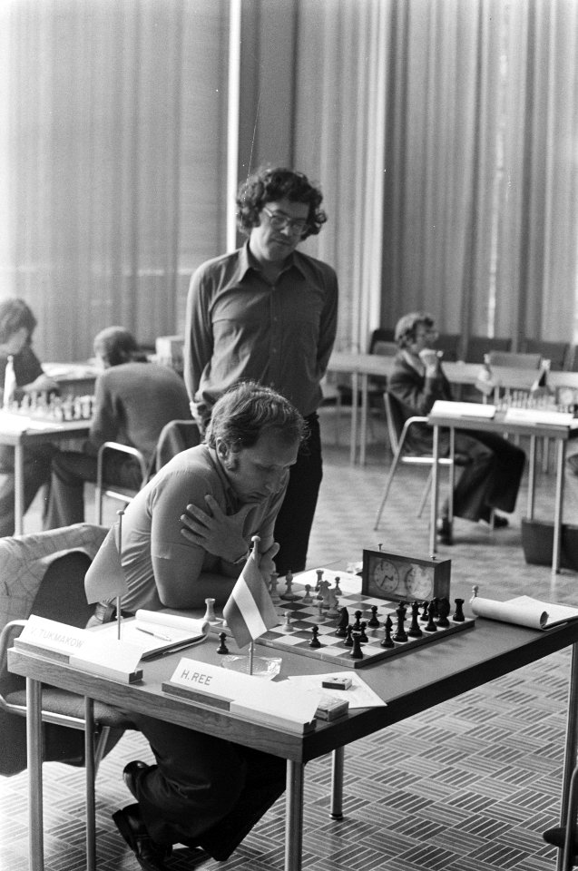 IBM-schaaktoernooi, 8e ronde Ree staat achter Tukmakov, Bestanddeelnr 927-3459