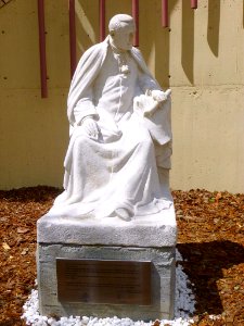 Ibarra (Aramayona), monumento al músico Vicente Goicoechea y Errasti
